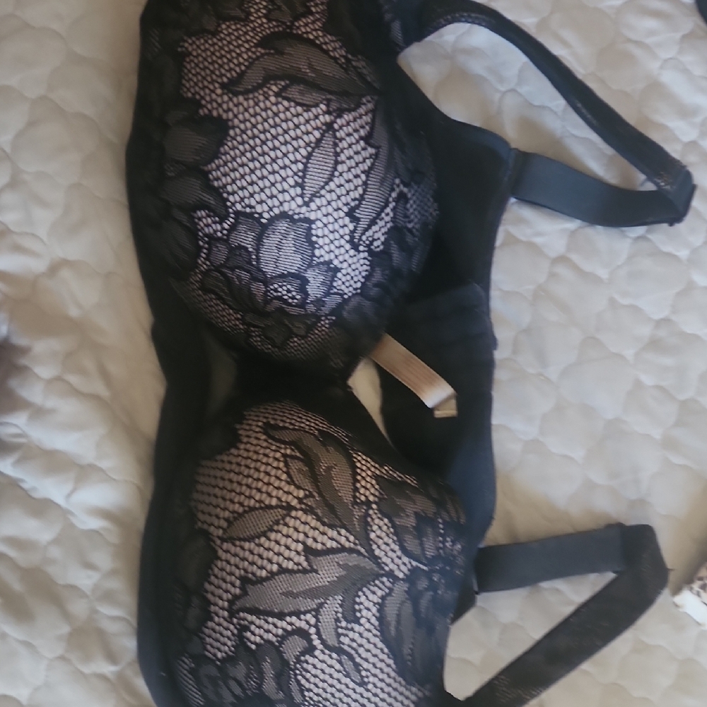 Cacique Black Lace Bra Intimates & Sleepwear
